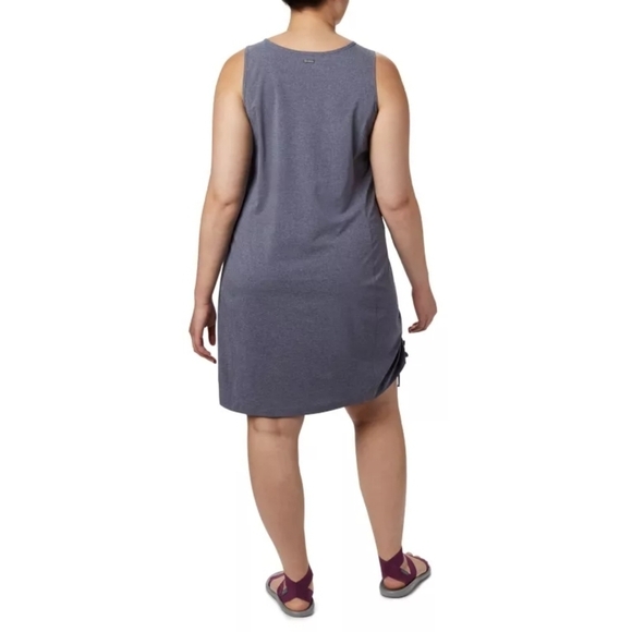 Columbia Women's Anytime Casual III Dress in Grey NWT - Plus Size 2X - Picture 2 of 16